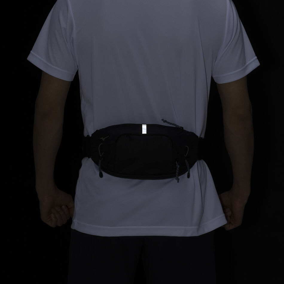 Mizuno 2WAY WAIST POUCH CR Black